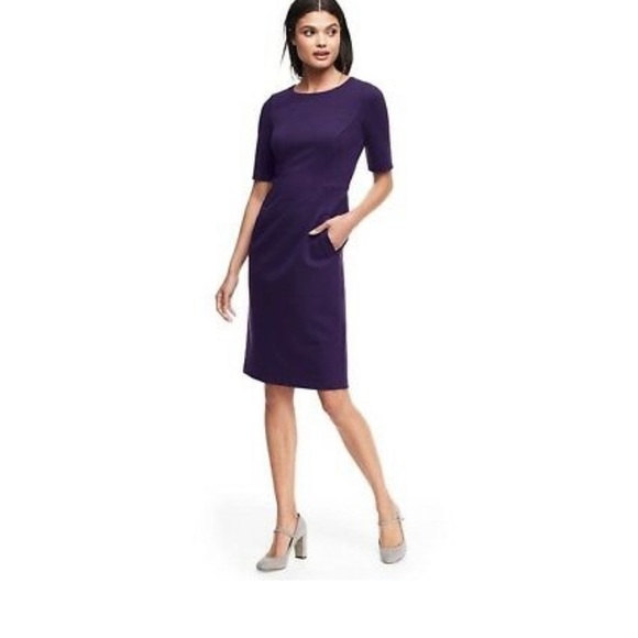 Lands' End Dresses & Skirts - Lands End Women's Elbow Sleeve Ponte